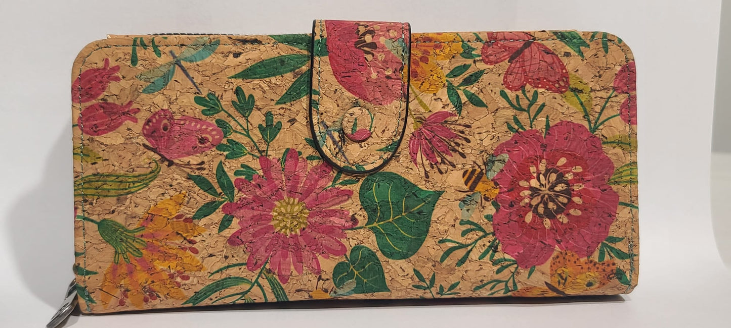 Botanical Cork Wallet